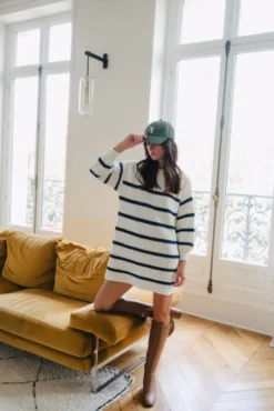 ROBE OCÉANE ÉCRU