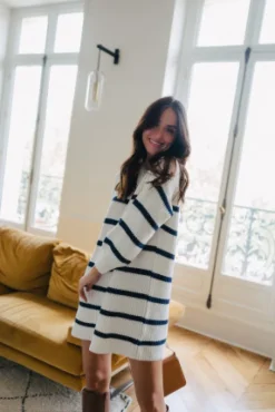 ROBE OCÉANE ÉCRU