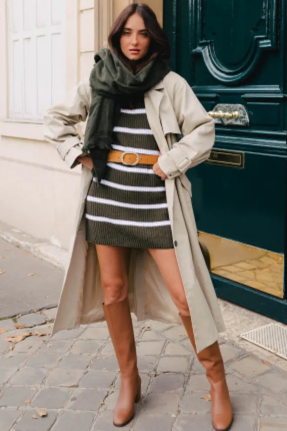 ROBE OCÉANE KAKI