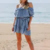 ROBE PETRA VICHY BLEU