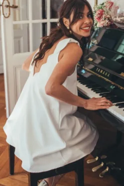 ROBE RAJANE BLANCHE
