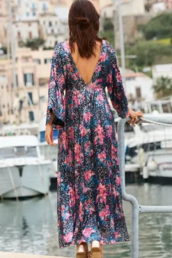 ROBE RAKAN SEQUIN FLEUR
