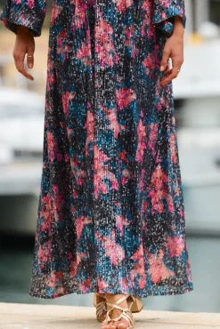 ROBE RAKAN SEQUIN FLEUR