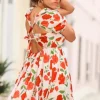 ROBE RÉGULA IMPRIMÉ DAHLIA