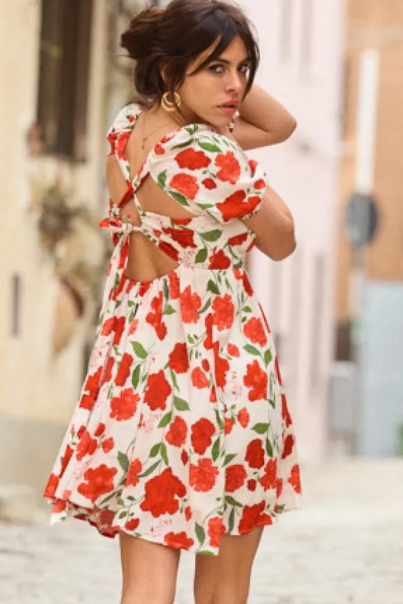 ROBE RÉGULA IMPRIMÉ DAHLIA