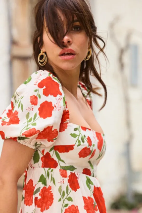 ROBE RÉGULA IMPRIMÉ DAHLIA