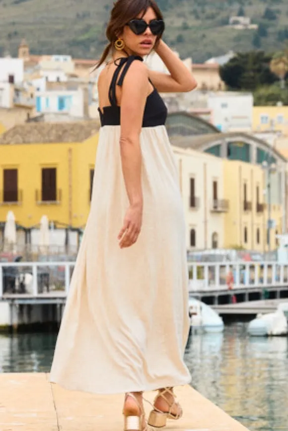 ROBE RÉLIA BI-COLORE