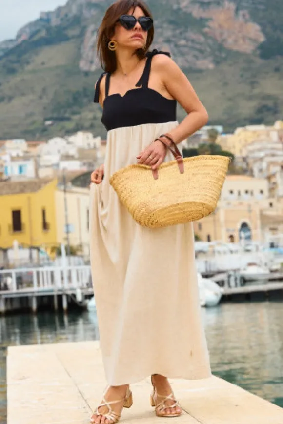 ROBE RÉLIA BI-COLORE