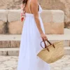 ROBE ROSINE POPELINE BLANCHE