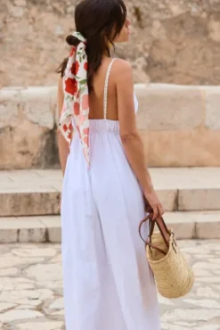 ROBE ROSINE POPELINE BLANCHE
