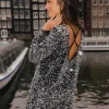 ROBE ROSITA SEQUIN ARGENT