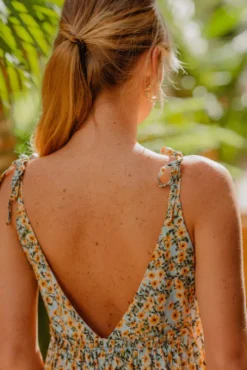 ROBE SALMA MARGUERITE JAUNE