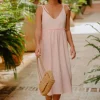 ROBE SALMA ROSE BRODÉ