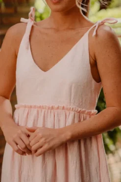 ROBE SALMA ROSE BRODÉ