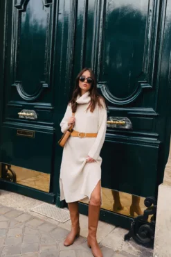 ROBE SOLINE ECRU