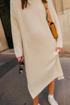 ROBE SOLINE ECRU