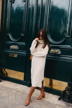 ROBE SOLINE ECRU