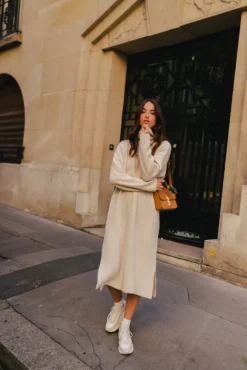 ROBE SOLINE ECRU