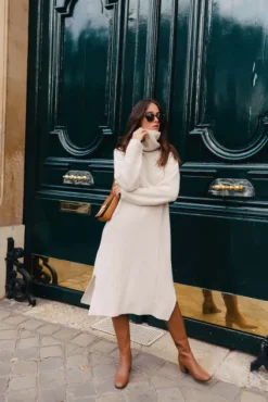 ROBE SOLINE ECRU