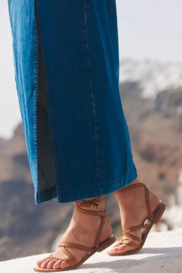 ROBE VERA DENIM STONE