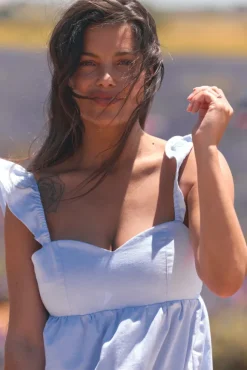 ROBE YARA CHAMBRAY BLEU
