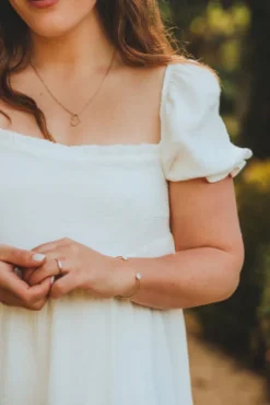 ROBE ZOÉ BLANC COTON