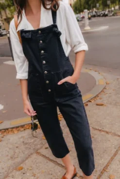 SALOPETTE MAITE DENIM GRIS