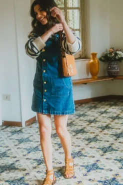 SALOPETTE PIPPA DENIM STONE