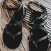 SANDALES ASMA NOIR