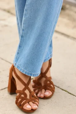 SANDALES HALOÏS CAMEL