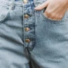 SHORT DENIM ACHILLE BLEACHED