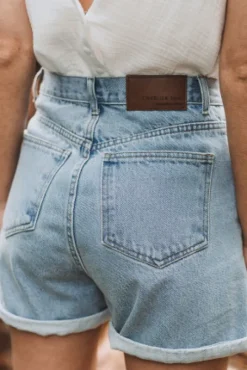 SHORT DENIM ACHILLE BLEACHED