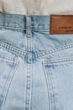 SHORT DENIM ACHILLE BLEACHED