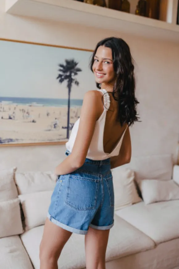 SHORT JULIEN STONE