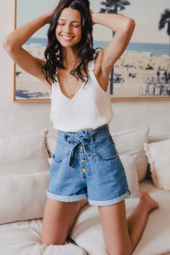SHORT JULIEN STONE
