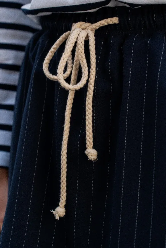 SHORT SÉLÈNE RAYÉ MARINE