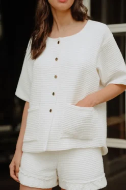 SHORT THAO BLANC