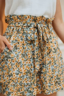 SHORT ULYSSE MARGUERITE JAUNE