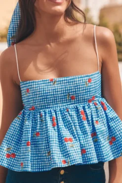 TOP BOOBOO CHERRY BLUE