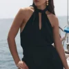 TOP EVELYNE LIN VISCOSE NOIR