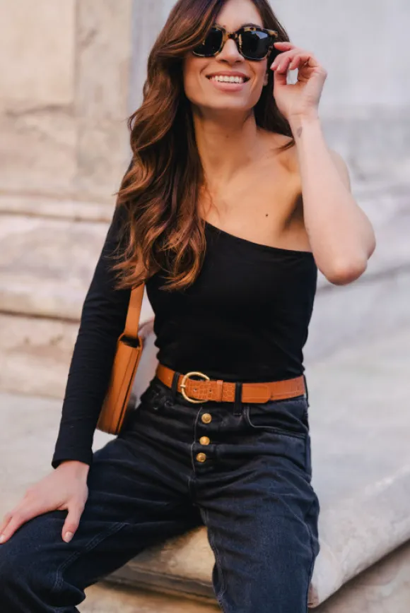 TOP LUCY JERSEY NOIR