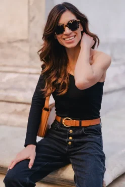 TOP LUCY JERSEY NOIR