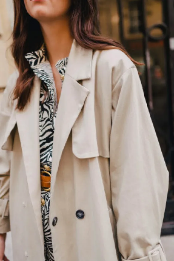 TRENCH ARNALDO GABARDINE BEIGE