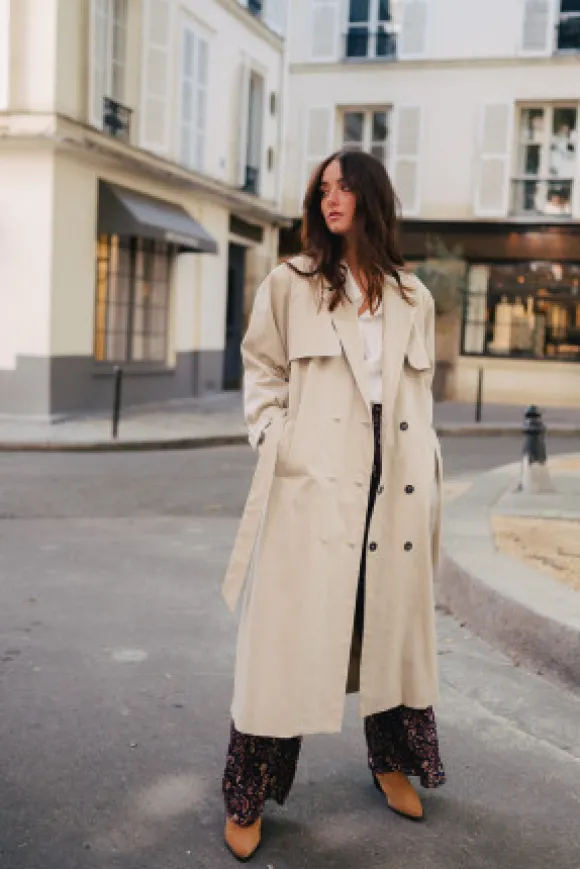 TRENCH ARNALDO GABARDINE BEIGE