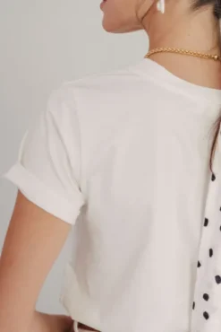 T-SHIRT LOGAN ÉCRU
