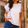 T-SHIRT TILIANE ÉCRU