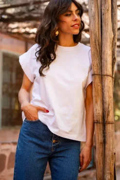 T-SHIRT TILIANE ÉCRU