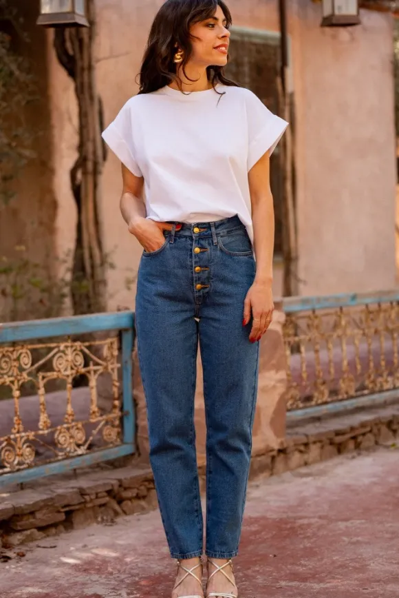 T-SHIRT TILIANE ÉCRU