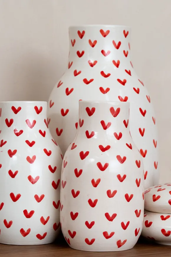 VASE HARRY MINIS COEURS