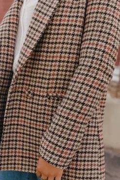 VESTE ALY PIED DE COQ